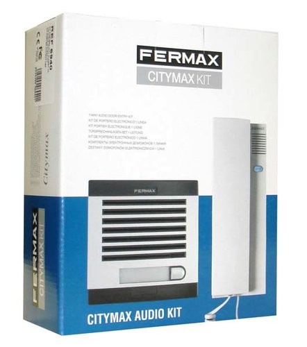 FERMAX 6201 KIT PORTERO CITYMAX 1L 230V TELEFONO BL.