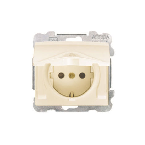 BJC 185024-A BASE ENCHUFE 2P+T C/SEGURIDAD BEIGE