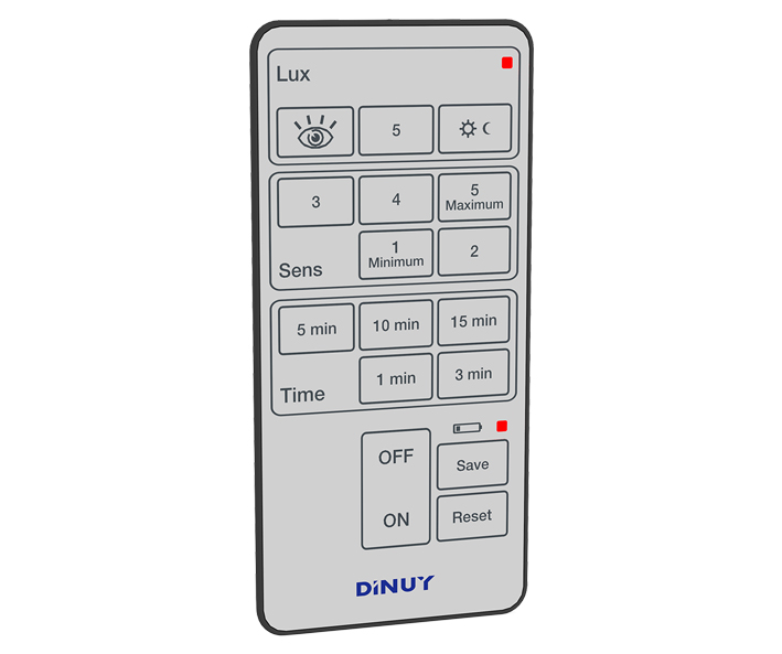 DINUY EM.MAN.001 MANDO MULTIPLE DOMOTICA P/DETECTORES