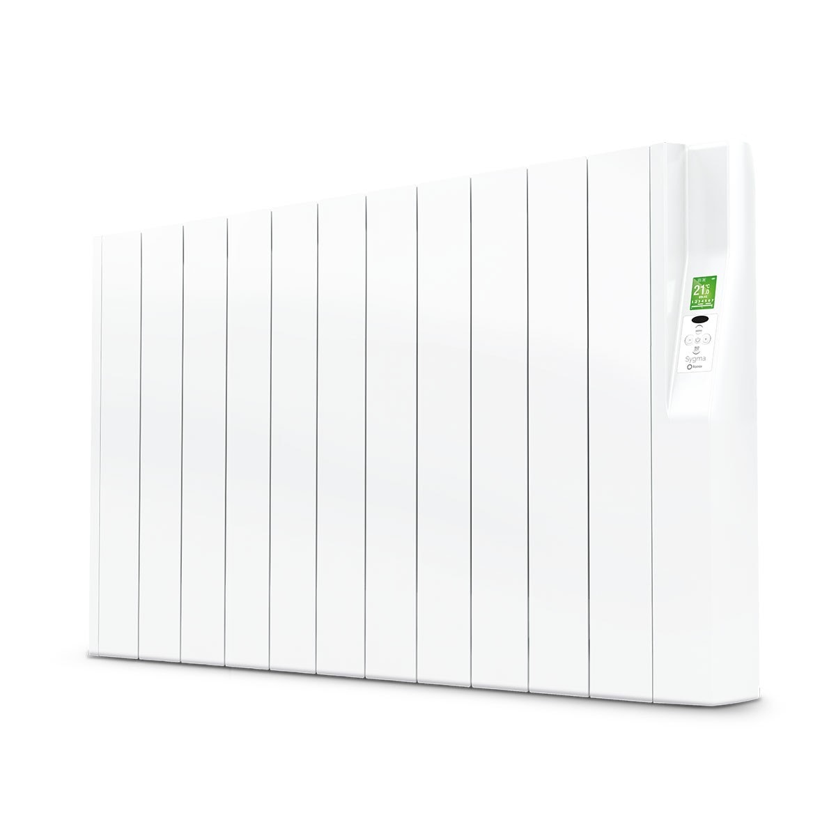 ROINTE SRN1210RAD2 Emisor térmico eléctrico digital SYGMA impar 1210W 11 elementos blanco 575x1010x98mm