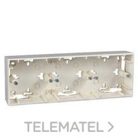 SCHNEIDER ELECTRIC U8.006.25 CAJA SUPERF.3 ELEM.MARFIL S.UNICA
